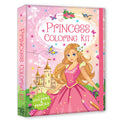 Princess Colouring Art Book Kit for Girls Kids with 8 Stickers Sheets, 48Pages Coloring Activity Book, 6 Color Pencils Colour S