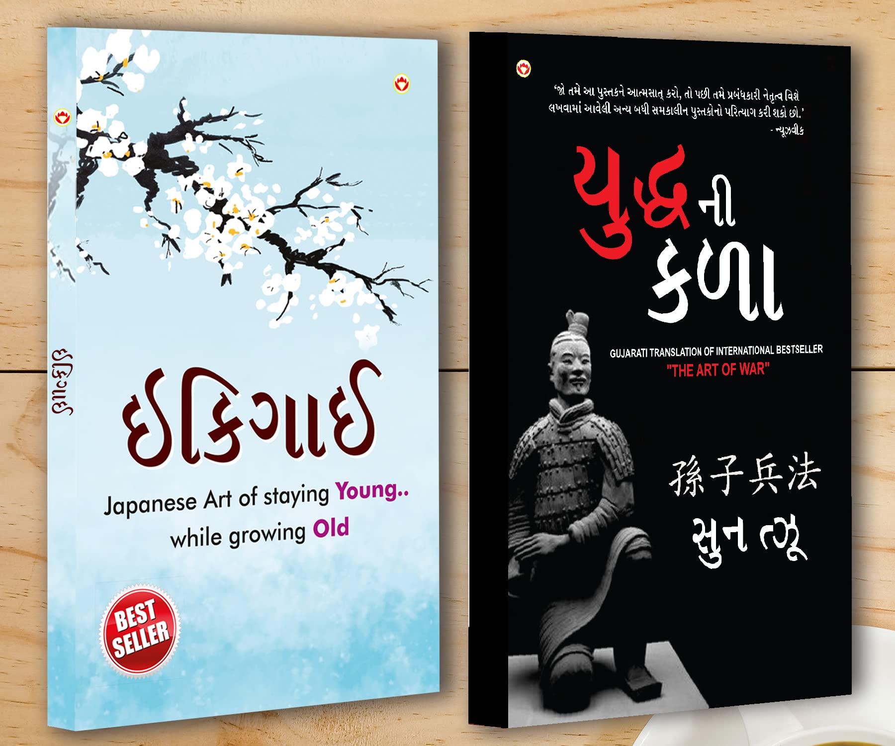 Best Inspirational Books in Gujarati  Ikigai + The Art of War