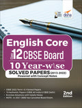 English Core Class 12 Cbse Board 10 YearWise Solved Papers (2013  2022) Powered With Concept Notes 2Nd Edition