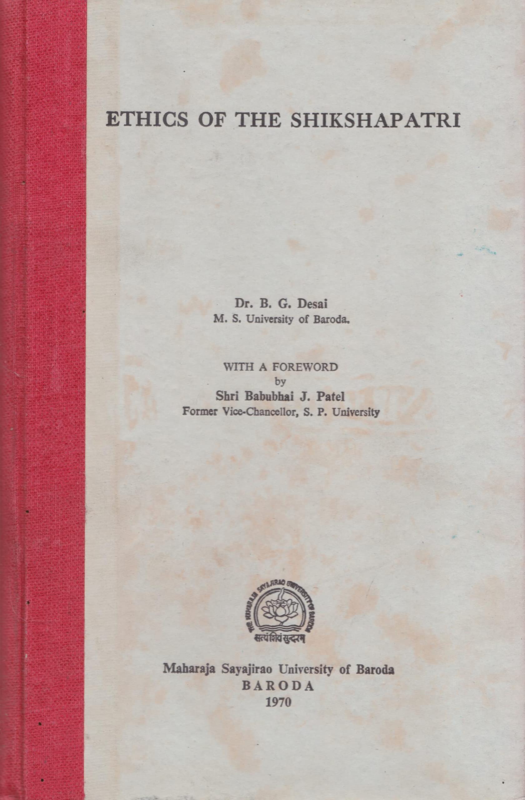 Ethics Of The Shikshapatri