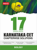 MTG 17 Years Karnataka CET Chapterwise Solutions (PYQs) Biology | KCET Medical Entrance Exam Book For For 20252026 Exam