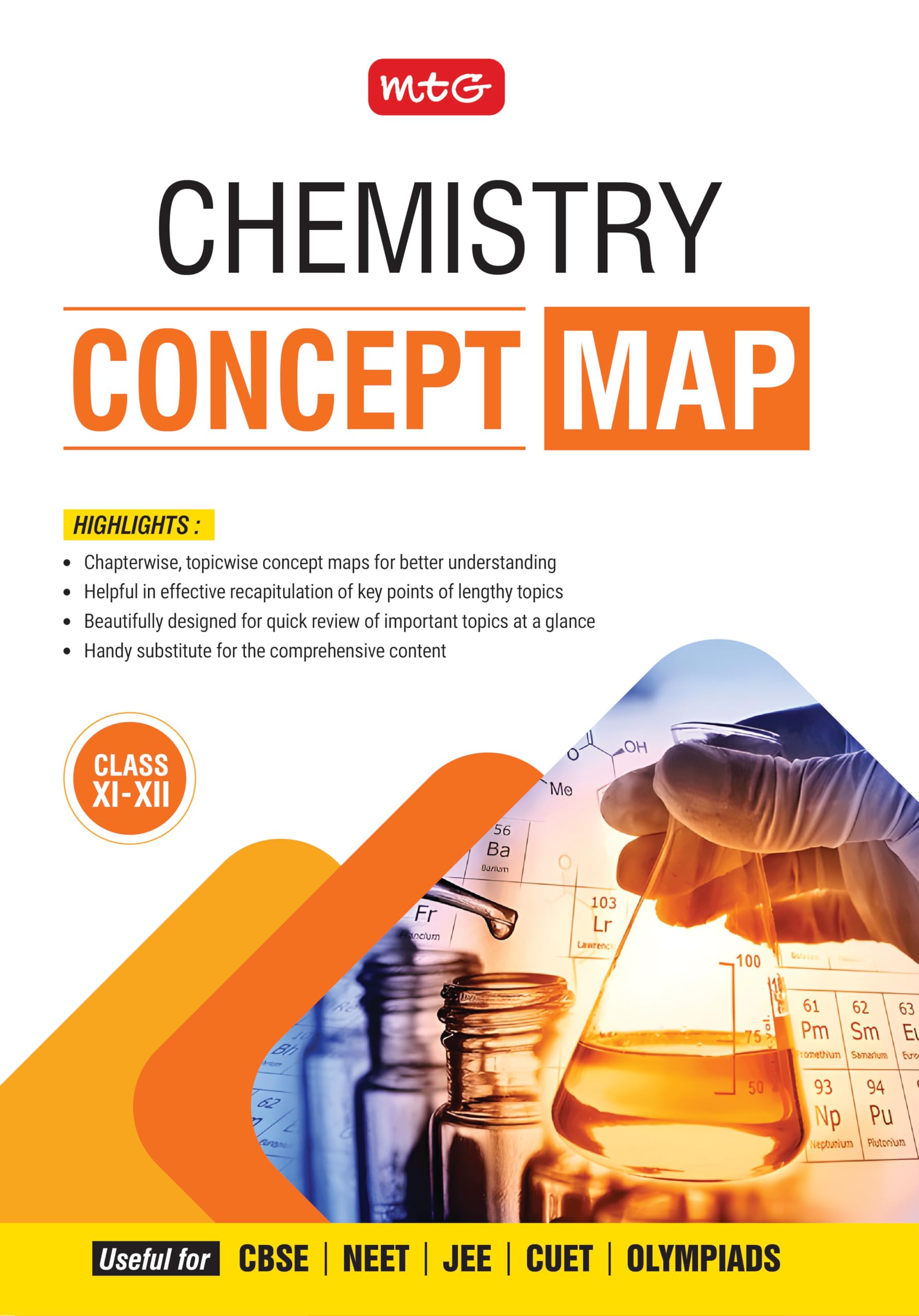 MTG Concept Map For NEET/JEE Chemistry Book (Class 11th & 12th) 2025 Exam | Covers Chapterwise Topicwise Concept Map/Mind Map, Q