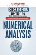 Gullybaba IGNOU CBCS BSCG 6th Sem BMTE144 Numerical Analysis in English