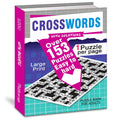 Hello Friend Books Crossword Puzzles Book with Solutions: 150+ Puzzles from Easy to Hard for Adults