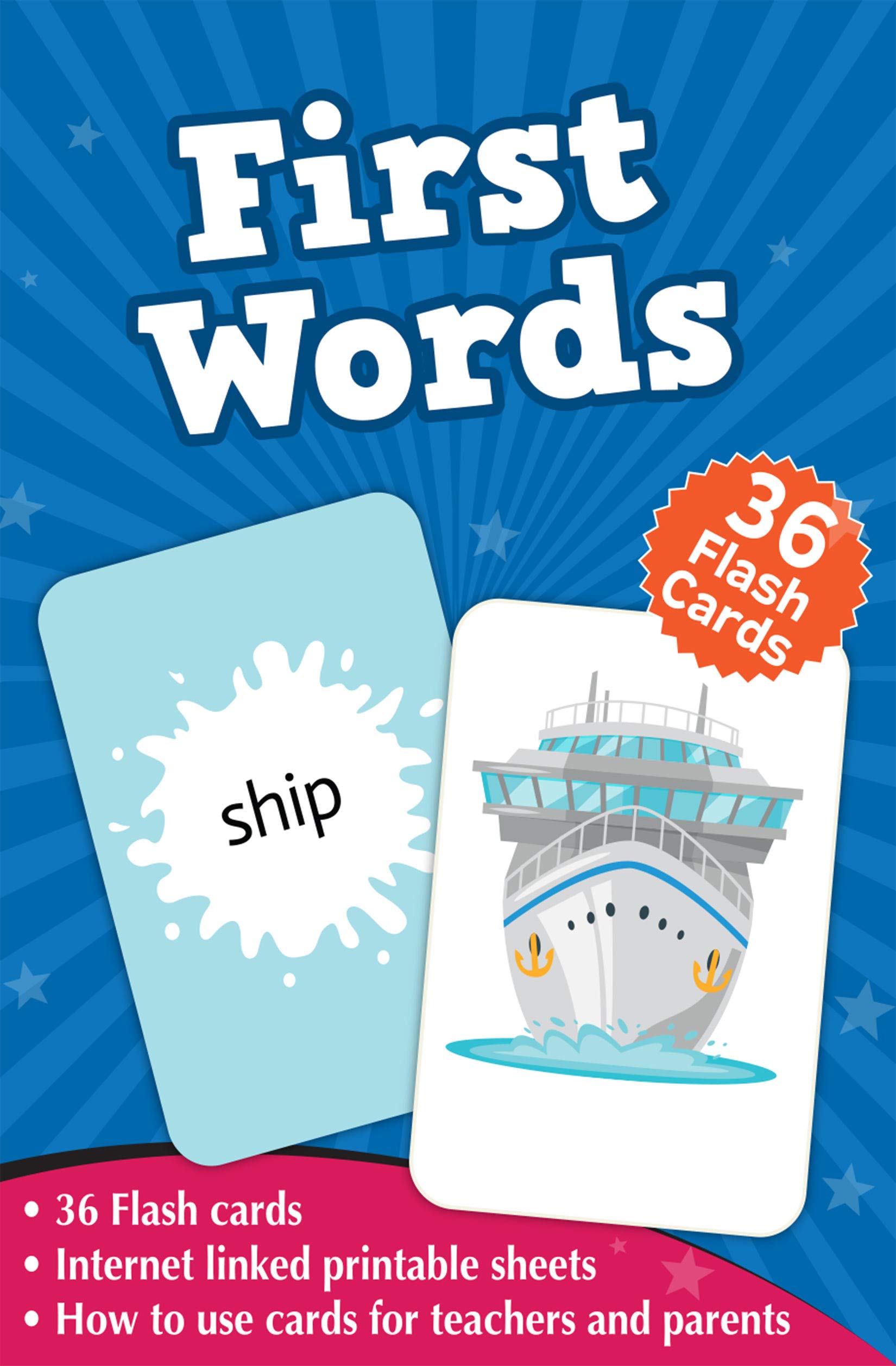 First Words  Flash Cards Box