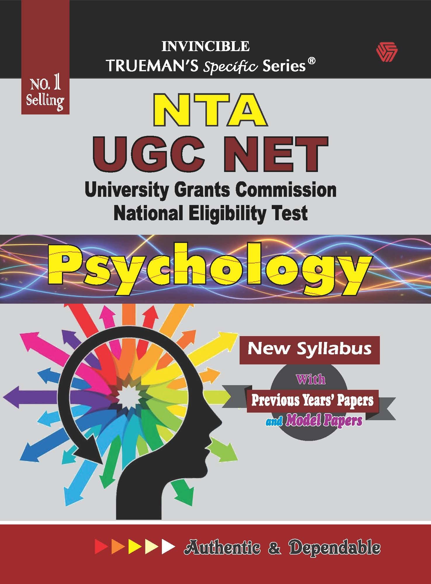 Truemans UGC NET/SET/JRF Psychology  2025 Edition | Includes Previous Year Paper | Model Test Papers