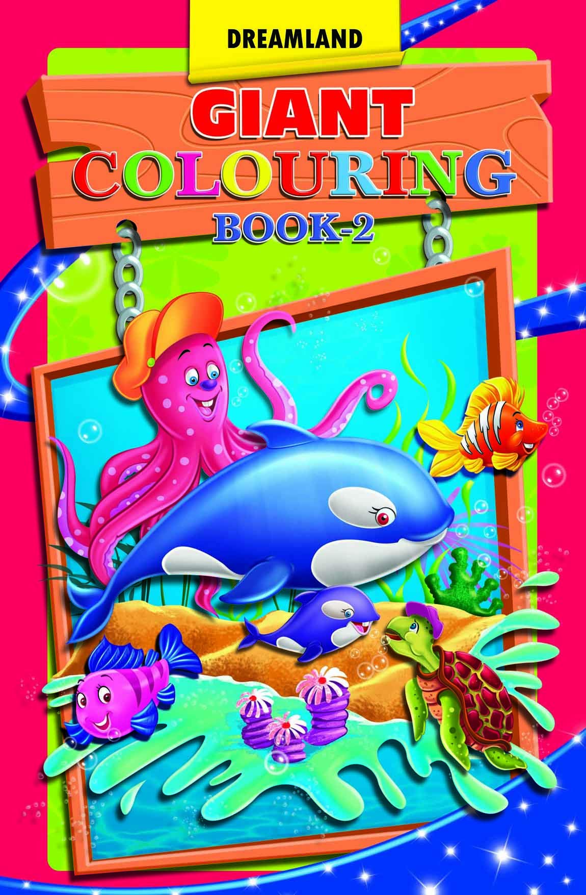 Giant Colouring Book 2 | LargeFormat Colouring Book with Fun Designs for Kids Ages 16 | 24 Pages of EasytoColour Bold Images