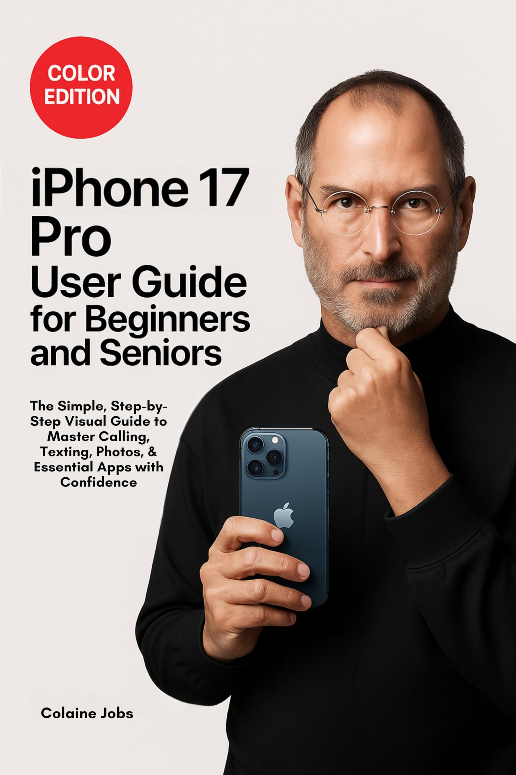 iPhone 17 Pro User Guide for Beginners and Seniors: The Simple, StepbyStep Visual Guide to Master Calling, Texting, Photos, an
