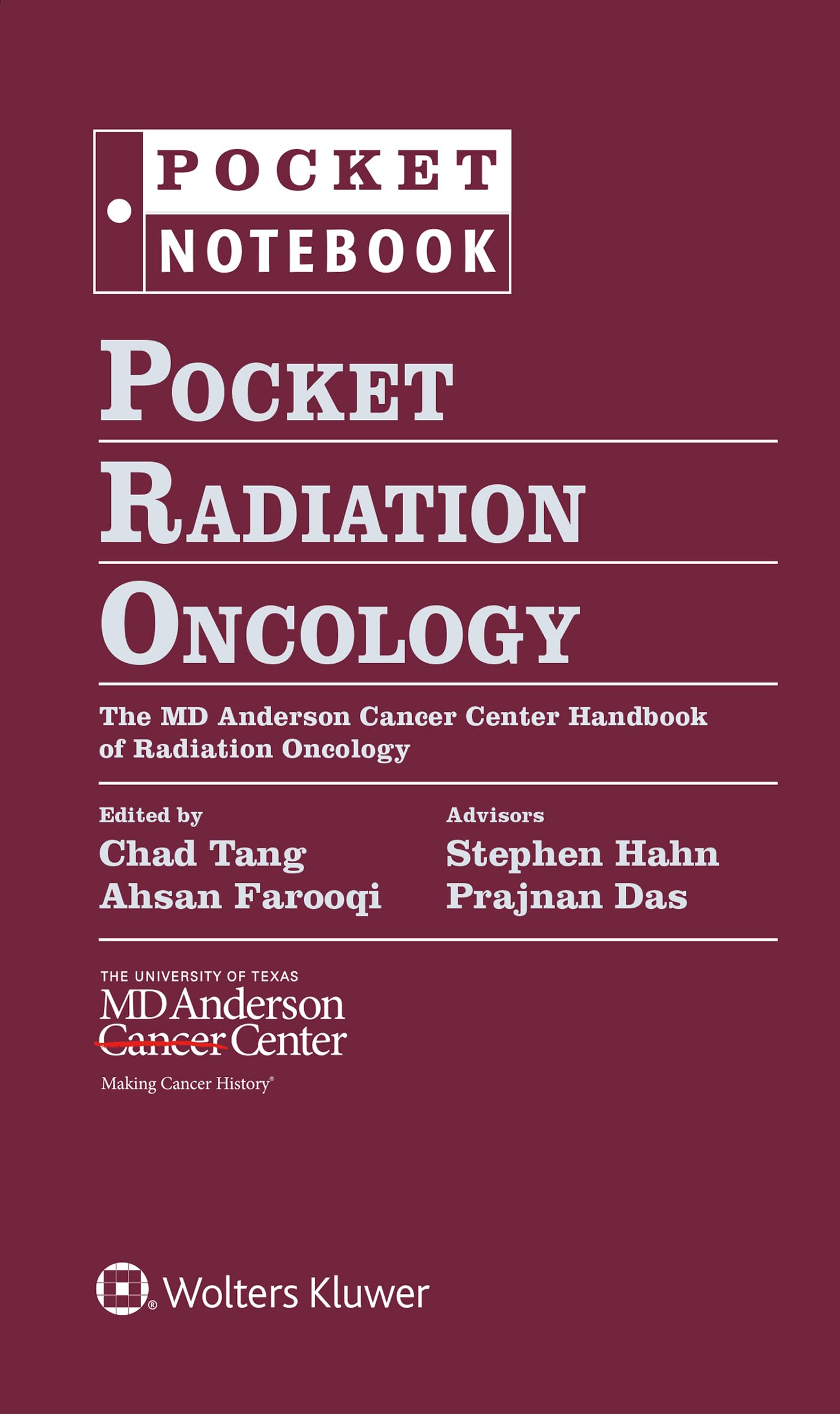 Pocket Radiation Oncology: The Md Anderson Cancer Center Handbook Of Radiation Oncology (Pocket Notebook)