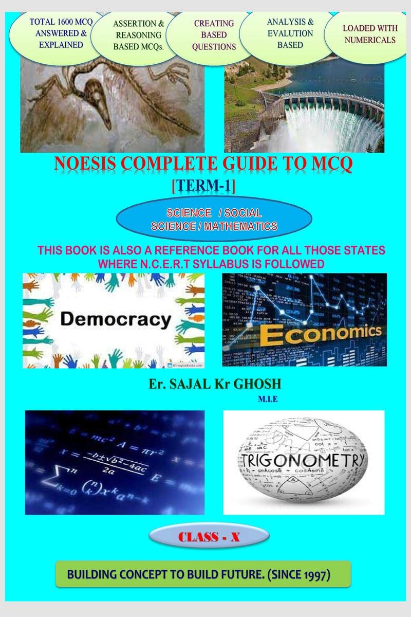 NOESIS COMPLETE GUIDE TO MCQ.CLASS 10 [TERM1]: C.B.S.E & N.C.E.R.T