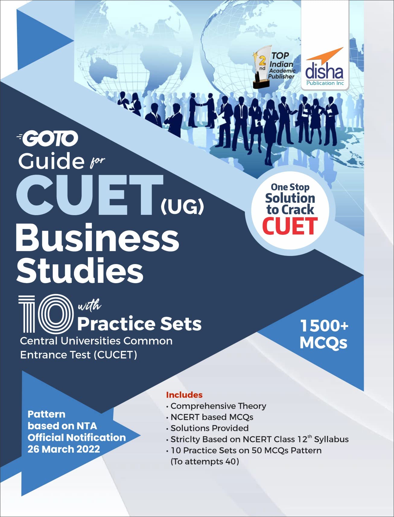 Go To Guide For Cuet (Ug) Business Studies With 10 Practice Sets; Cucet  Central Universities Common Entrance Test
