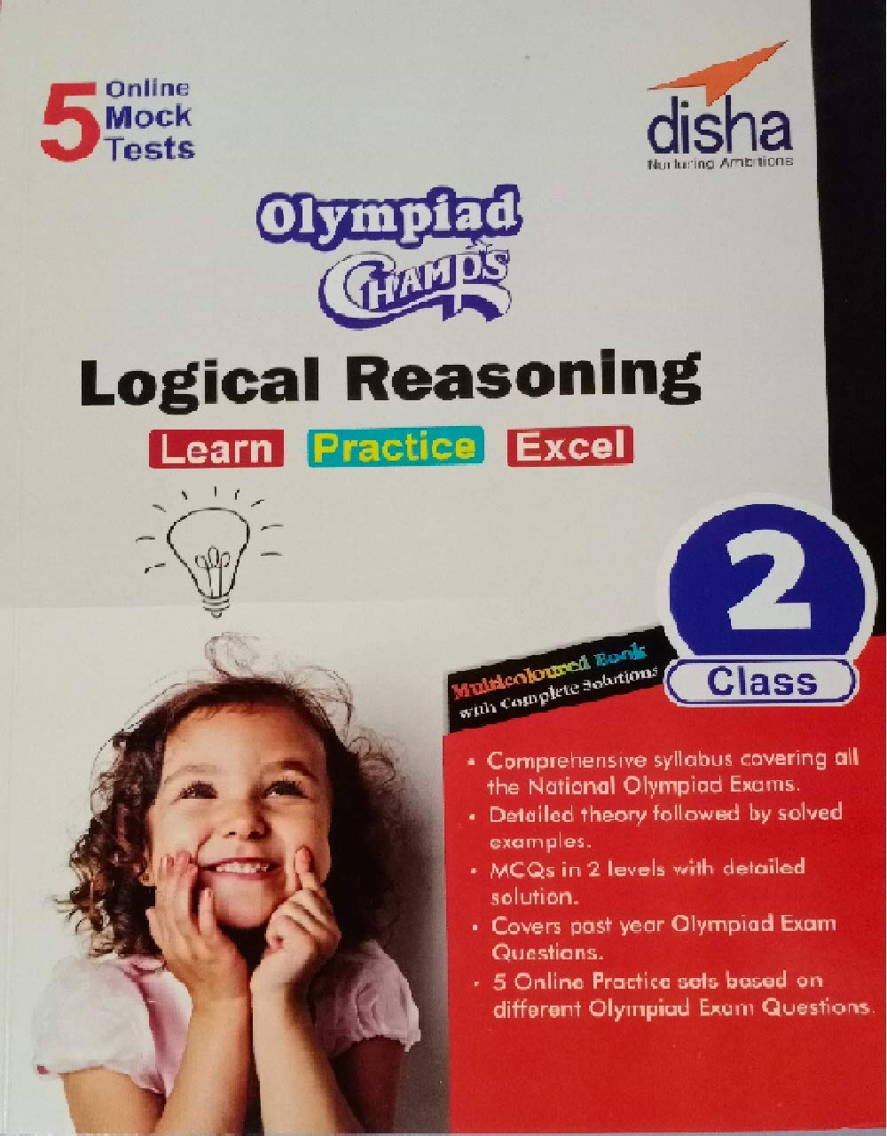 Olympiad Champs Logical Reasoning Workbook Class 2 With 5 Mock Online Olympiad Tests