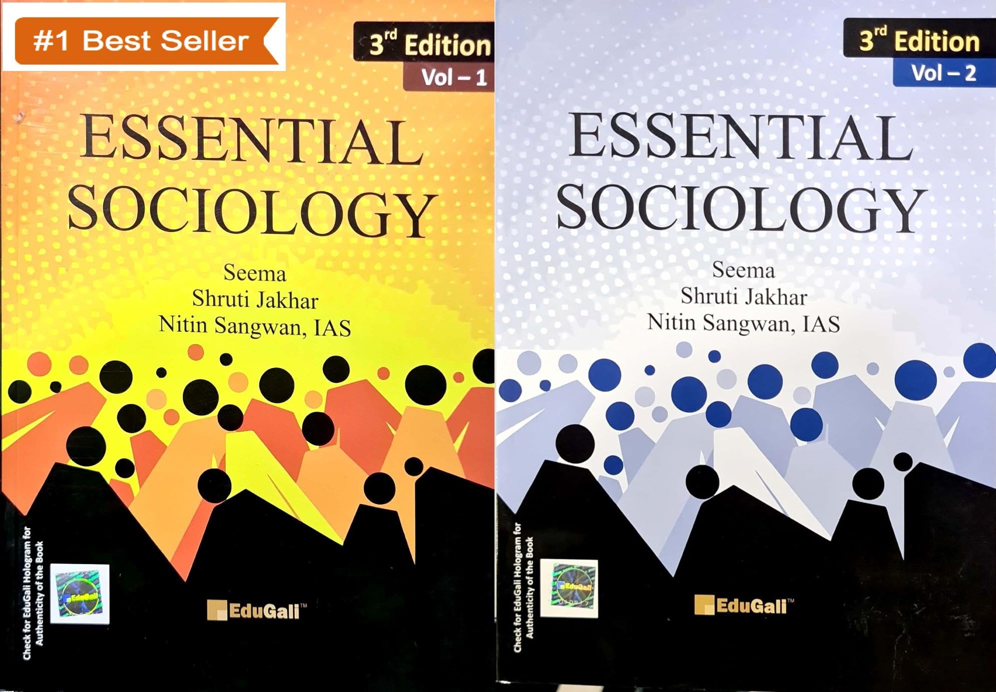Essential Sociology  Vol 1 & 2  3Rd/Ed.  Combo Set Of 2 Books  2024/Ed. For 2025 Exams  With Hologram [Original Books  Top