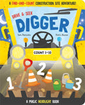 Drive & Seek Digger  A Magic Find & Count Adventure (Drive & Seek  Magic Headlight Books)