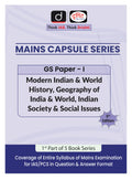 Drishti Mcs Gs Paper 1 Modern Indian & World History, Geography Of India & World, Indian Society & Social Issues | Mains Exam Bo
