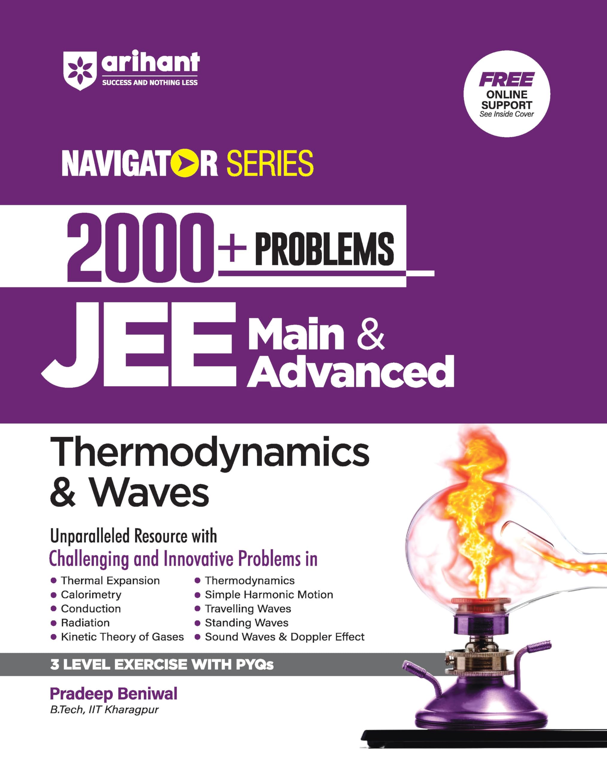 Arihant Navigator SeriesProblem Books For Jee Main & Advanced | 2000+ Problems For Thermodynamics & Waves With 3 Level Exercise