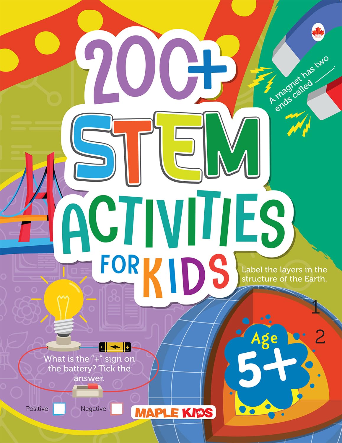 Activity Book for Kids  200+ STEM Activities  Brain Activity Book for Kids  Brain Boosting Activities for Age 5+  Kids Activ