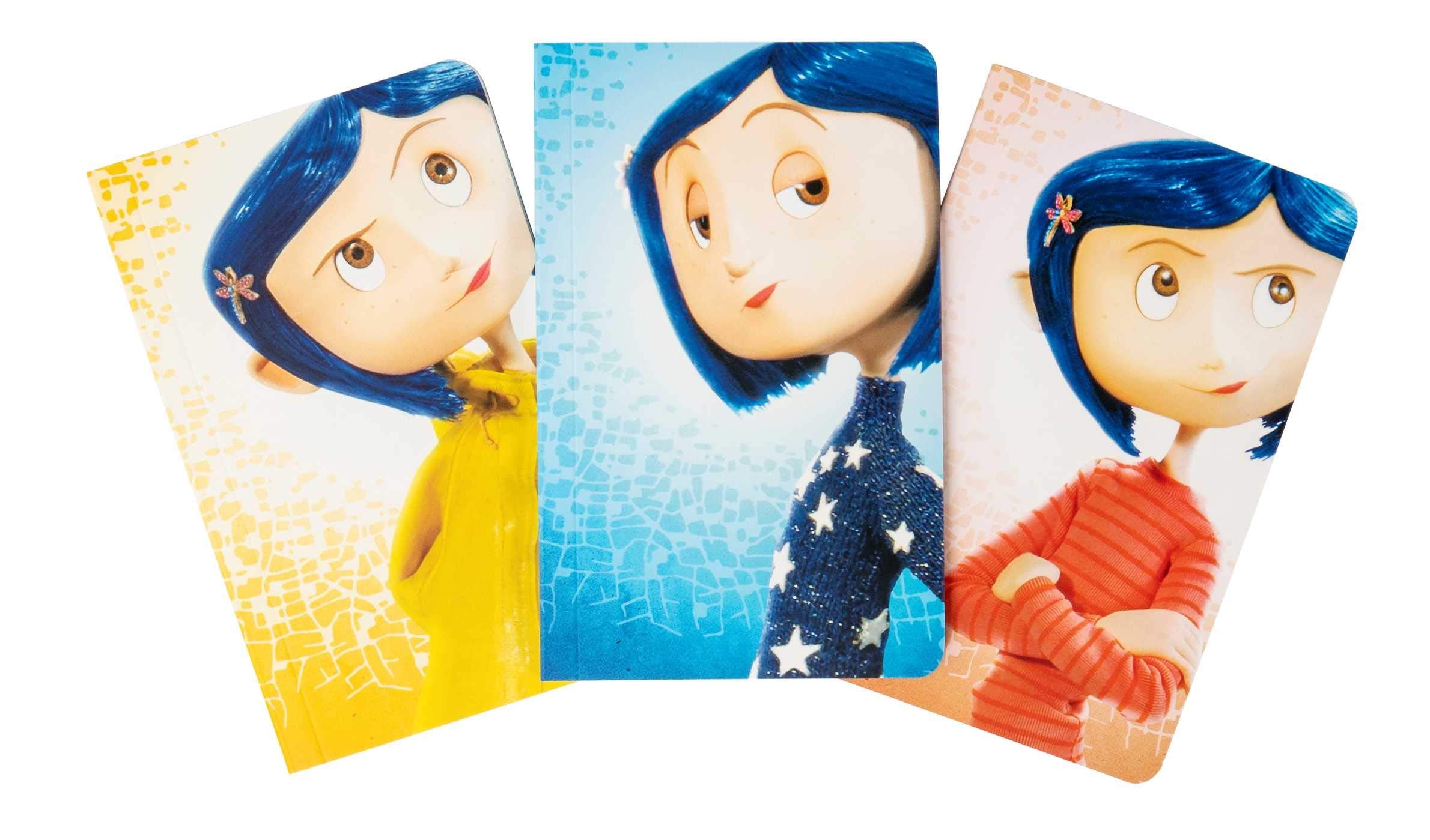 Coraline Pocket Notebook Collection: Set Of 3 (Pocket Notebook Collection 3 Set)