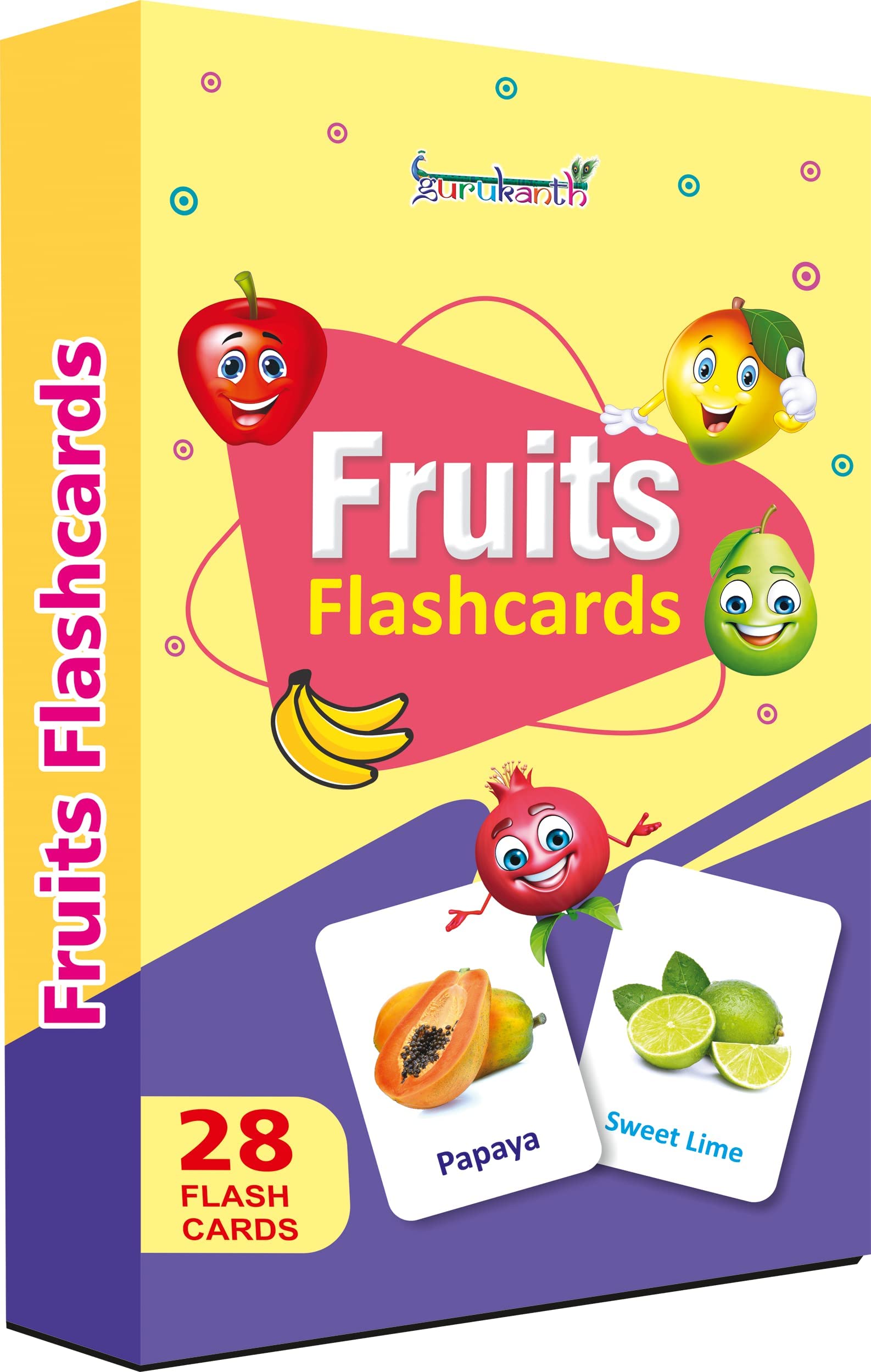 Fruits Flash Cards For Kids