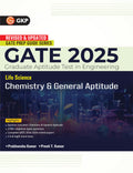 GKP GATE 2025 : Life Science  Chemistry & General Aptitude (Compulsory)  Guide(Includes Solved papers of 20162024)