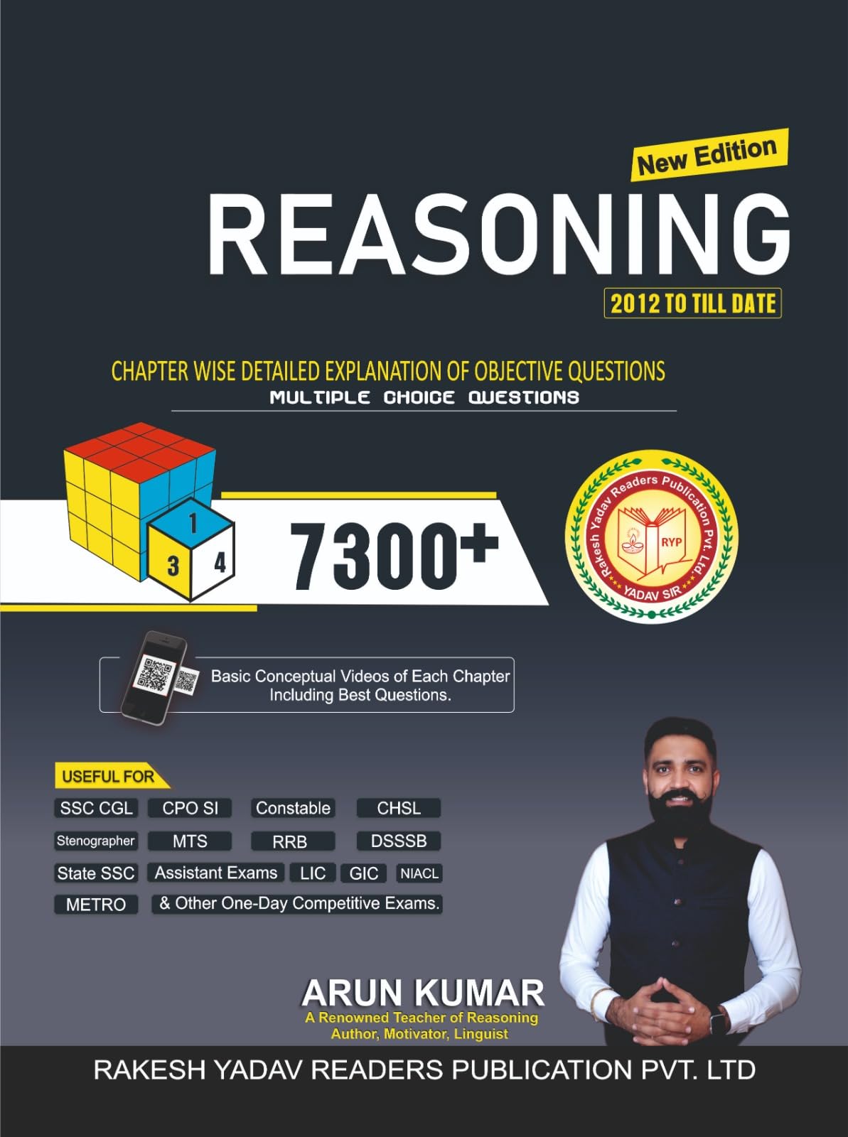 SSC Reasoning 1999 to Till Date 7300+ Typewise Questions for SSC, CGL, COP, CHSL, CAPF, Delhi Police, FCI, Railway & All Banking