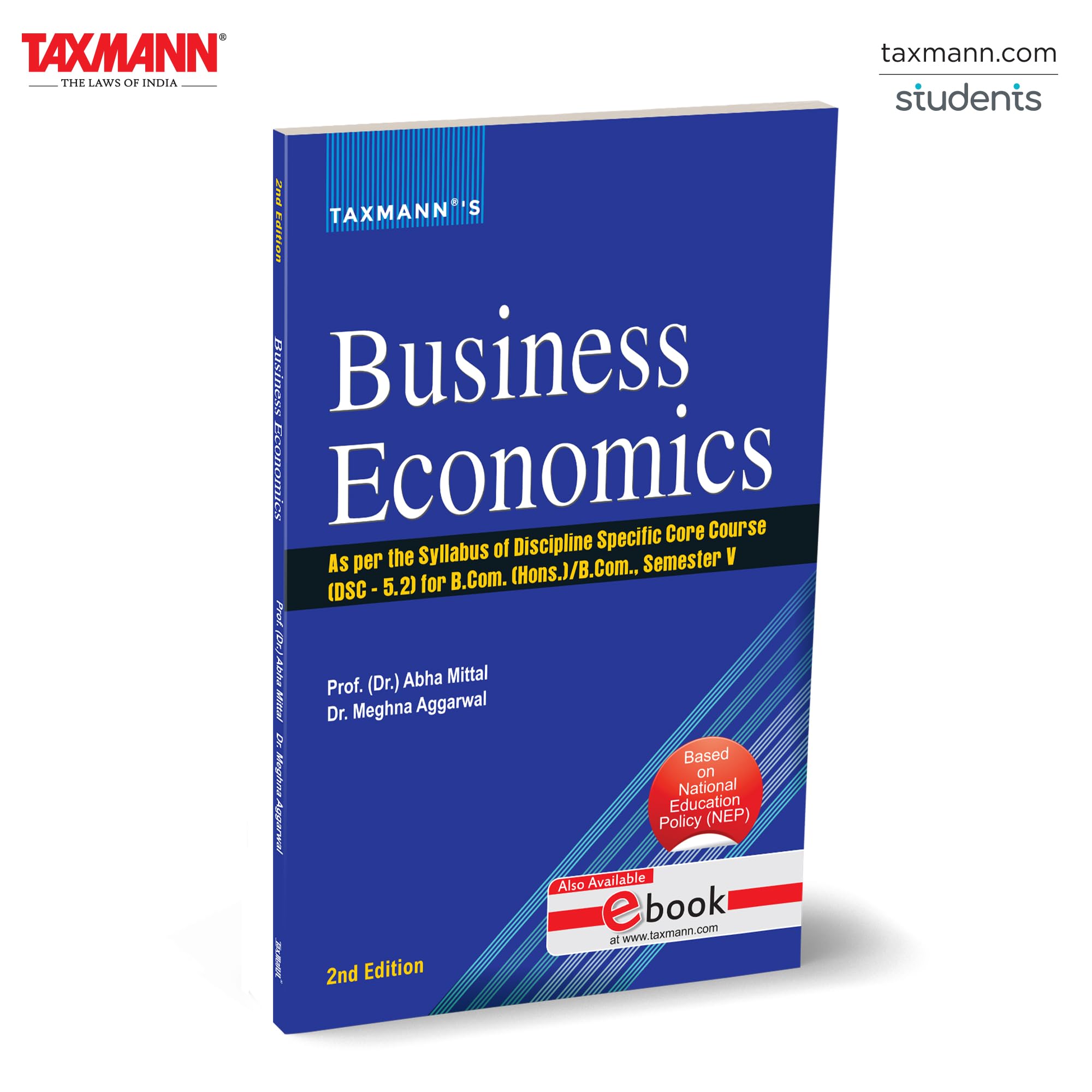 Taxmanns Business Economics [UGCF | NEP]  Offering Updated Content | Case Studies | Robust Problem Sets to FosterAnalytical 