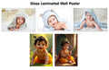 BABY POSTER  1, 2, 3 and KRISHNA BABY POSTER  3 and 4 (GLOSS LAMINATION) : cute baby laminated wall art, adorable baby wall h