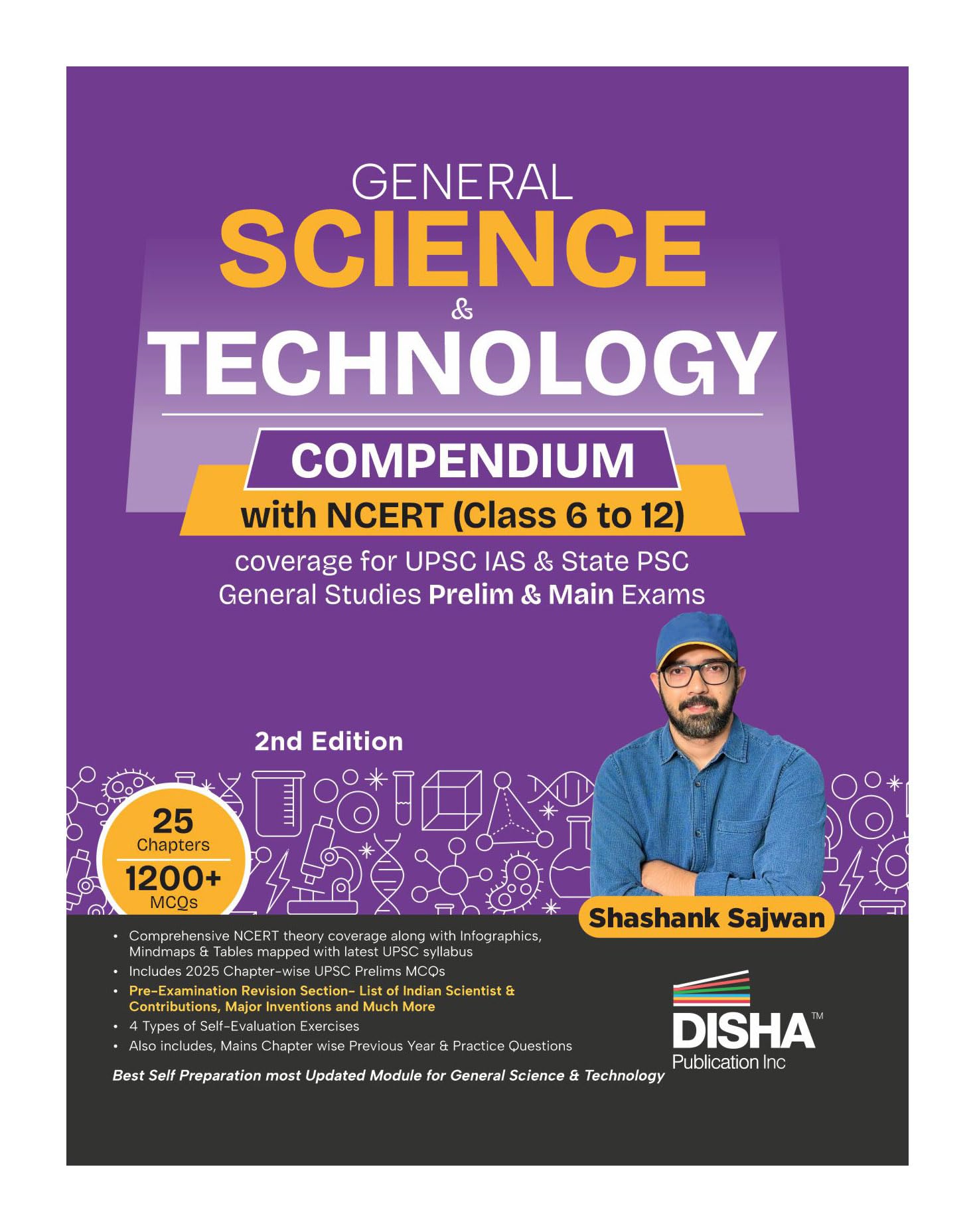 Disha General Science & Technology Compendium With Ncert (Class 6 To 12) For Upsc Ias & State Psc General Studies Prelims & Main