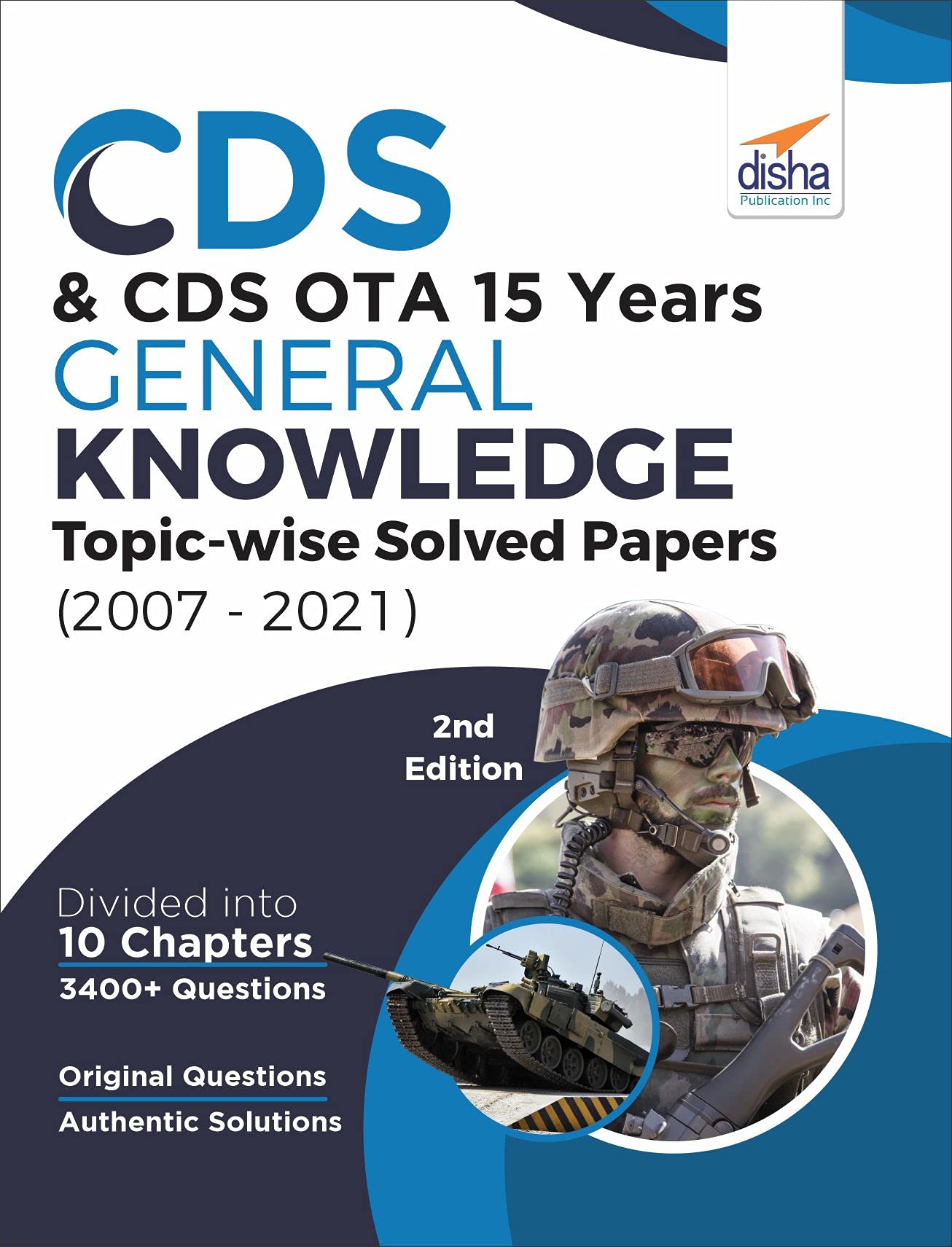 Cds & Cds Ota 15 Years General Knowledge Topic Wise Solved Papers (2007  2021) 2Nd Edition [Paperback] Disha Experts