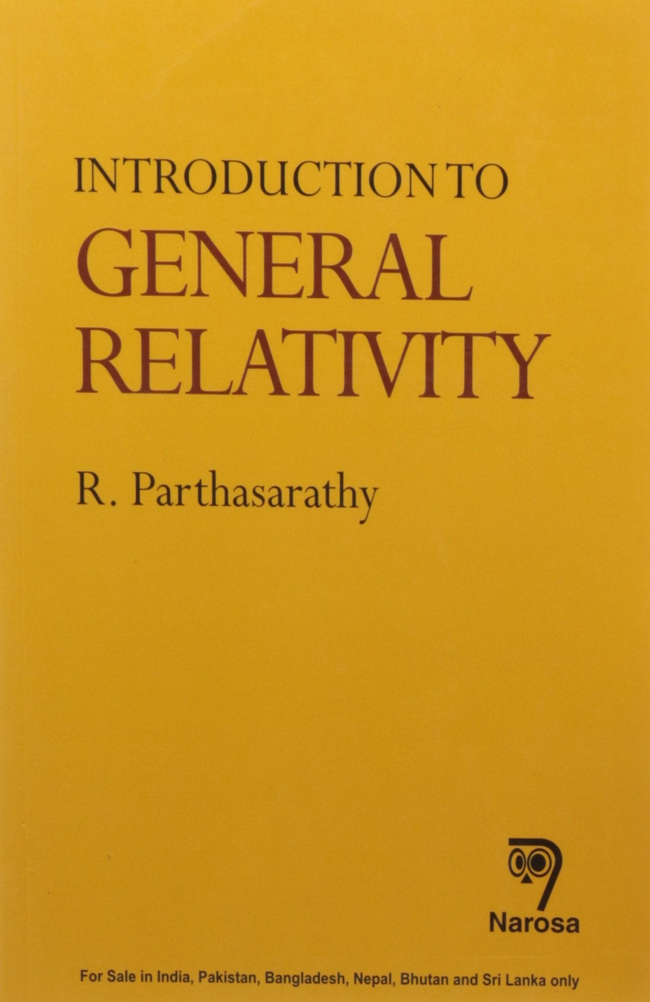 Introduction To General Relativity Pb....Parthasarathy R