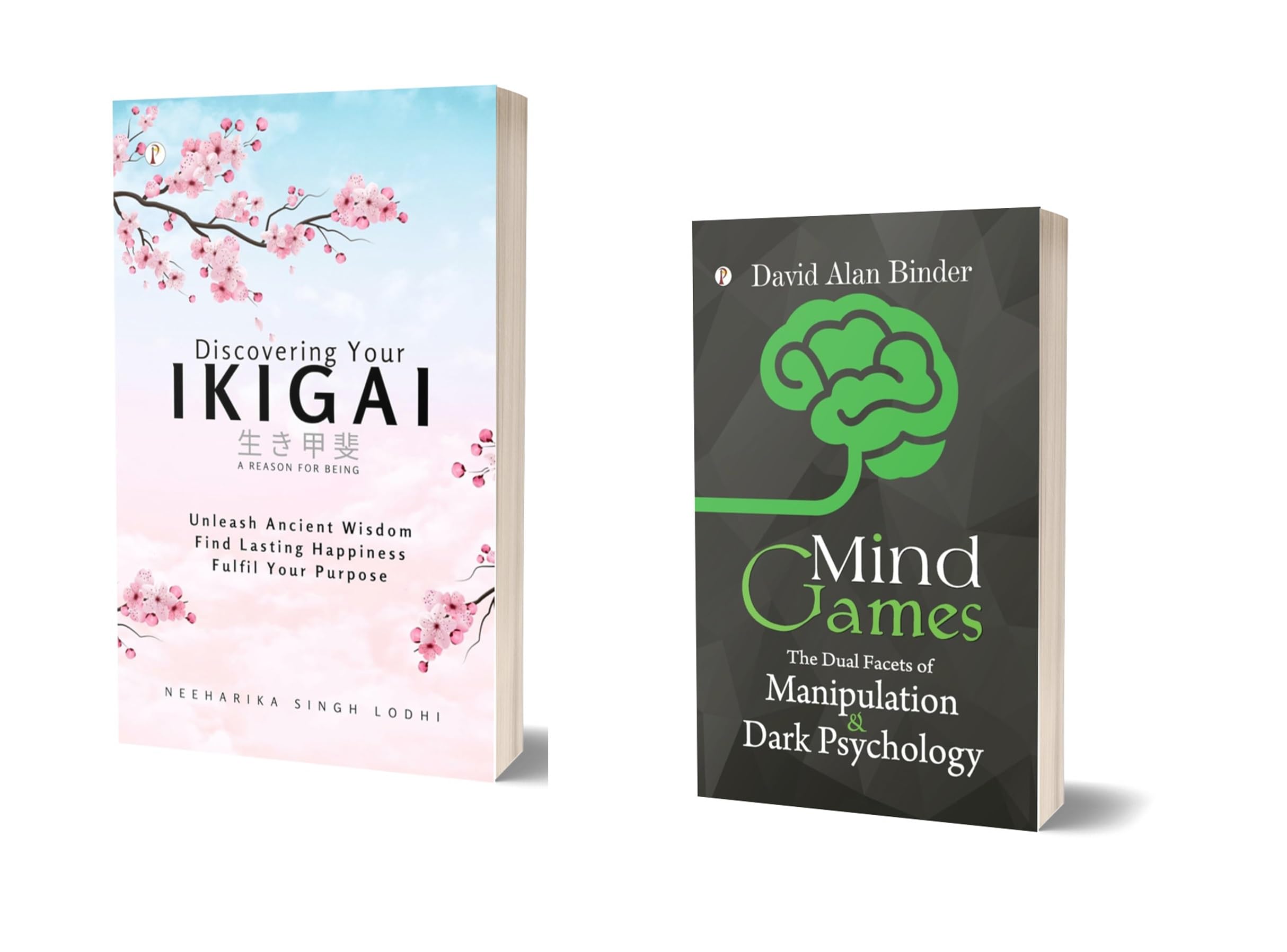 Mind Games and Discovering Your Ikigai Combo Set of 2 Books