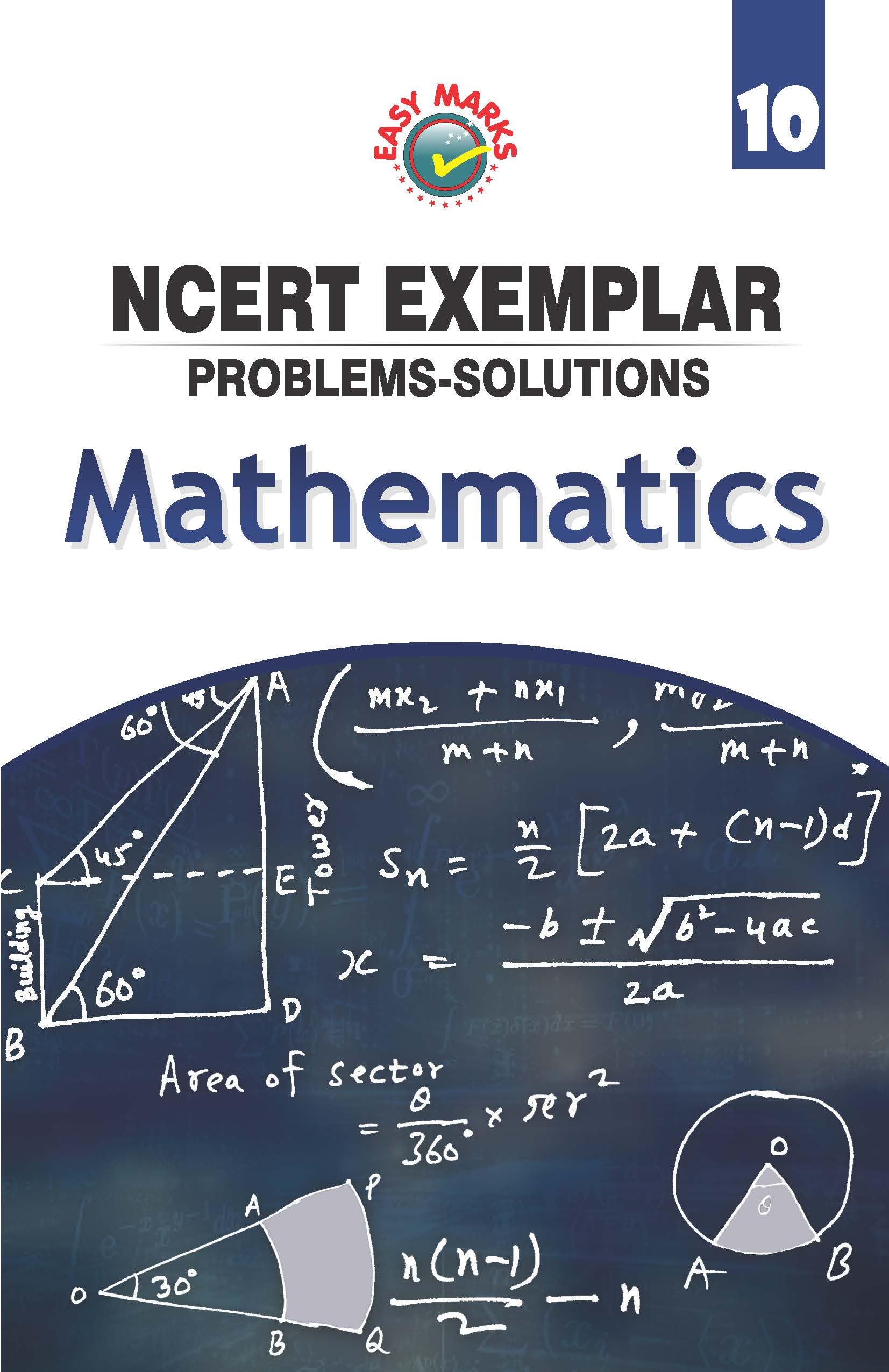 EASY Marks NCERT Exemplar ProblemsSolutions Mathematics Class 10 (202223)