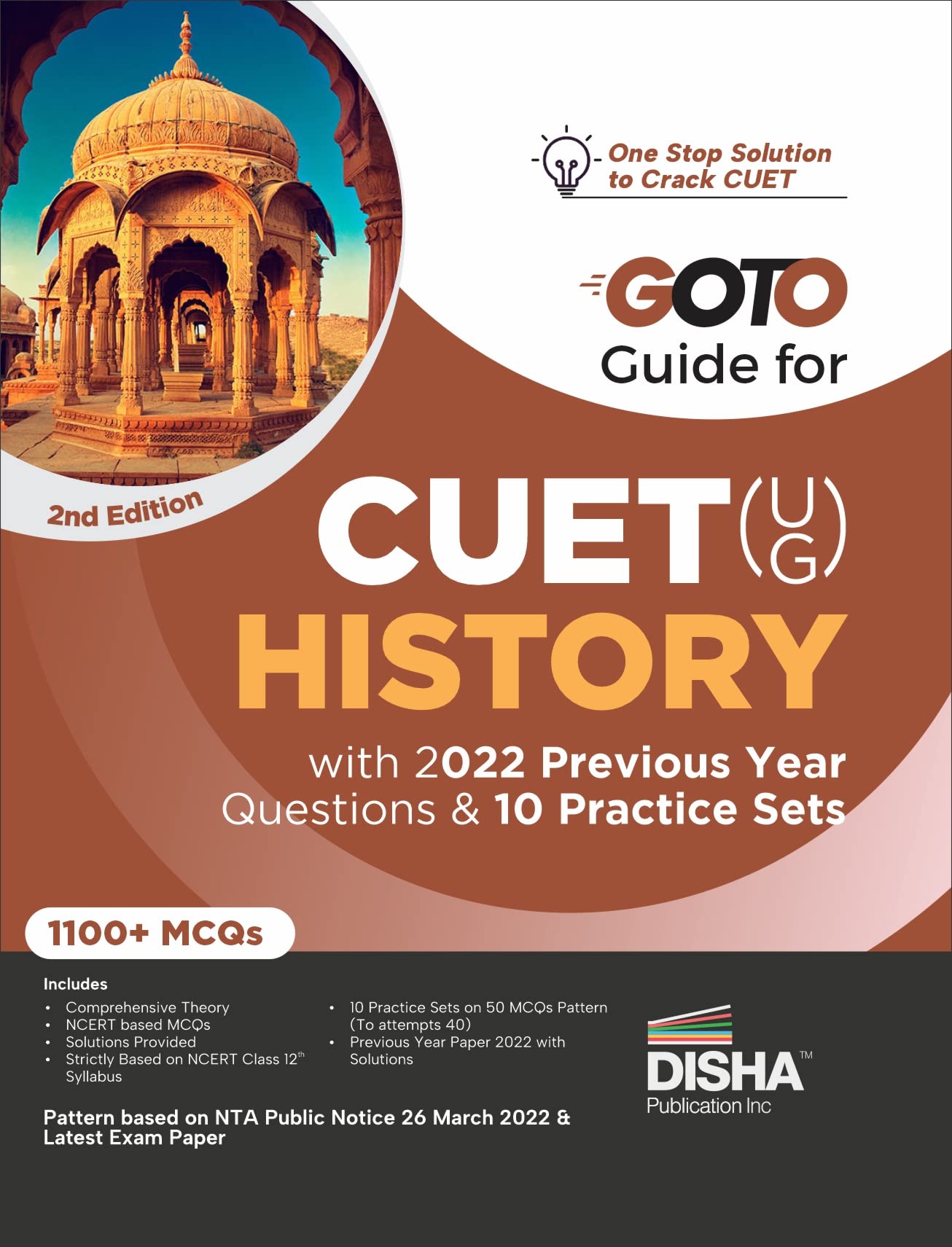 Go To Guide For Cuet (Ug) History With 2022 Previous Year Questions & 10 Practice Sets 2Nd Edition | Central Universities Entran