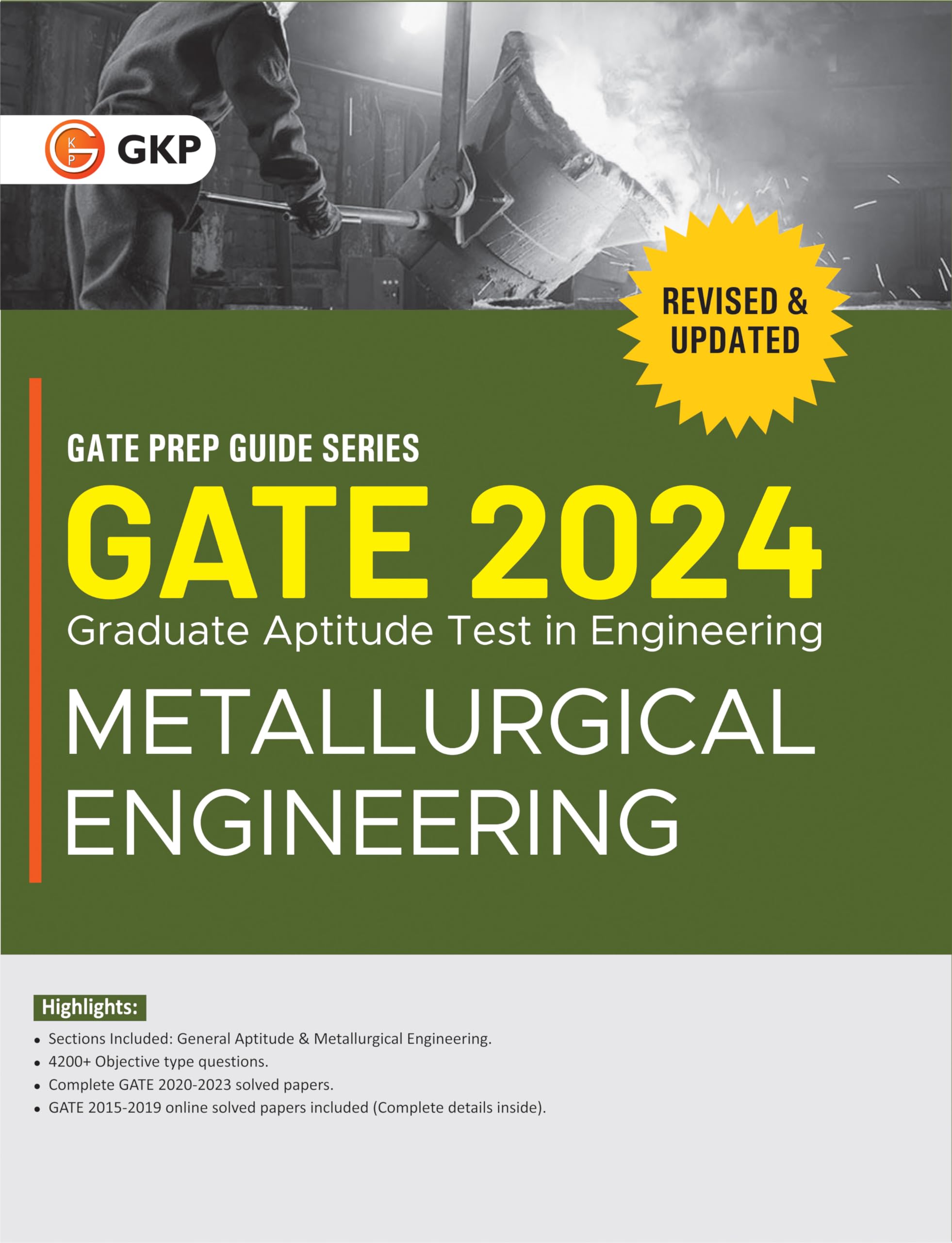 GATE 2024 : Metallurgical Engineering  Guide by GKP