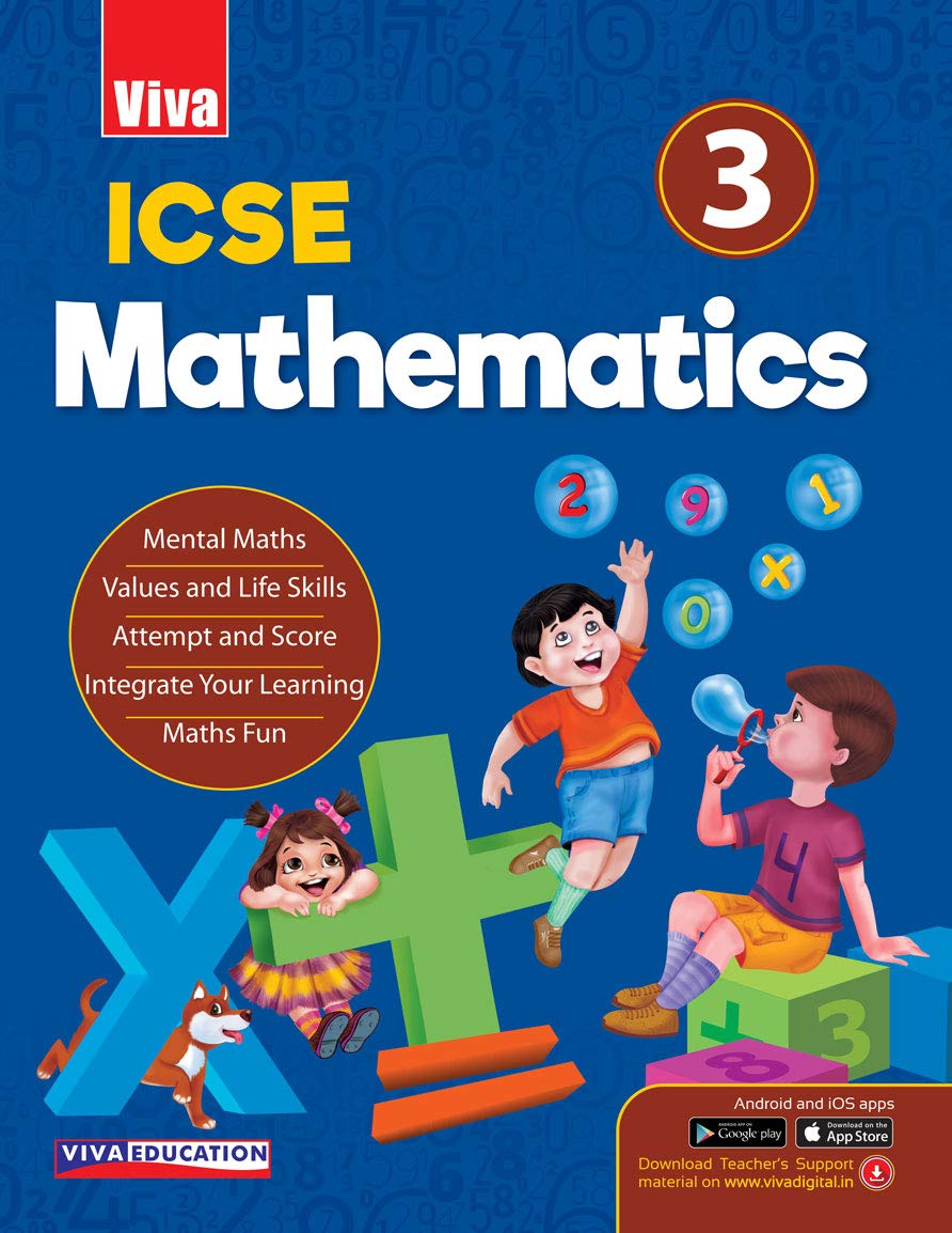 ICSE Mathematics  3, 2019 Ed.