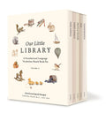 Our Little Library: A Foundational Language Vocabulary Board Book Set for Babies, Including Farm & Forest Animals, Fruits & Vegg