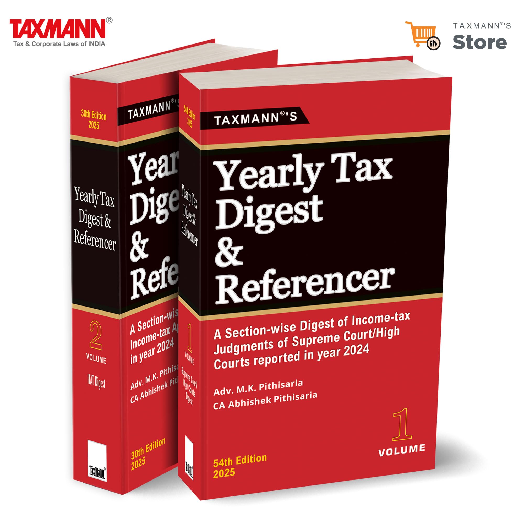 Taxmanns Yearly Tax Digest & Referencer  The Annual Compendium Offering Professionally DraftedSectionwise Digests of Landma