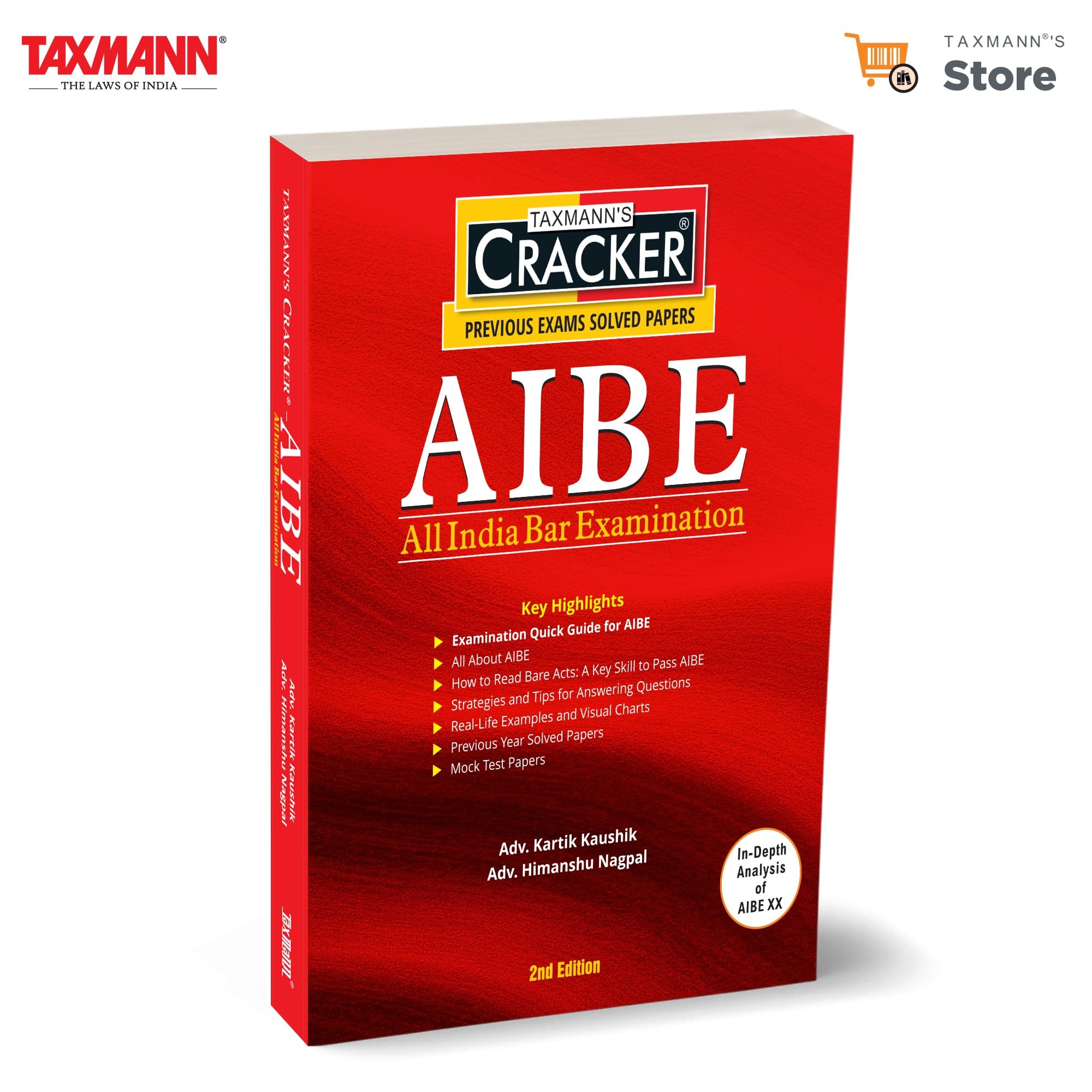 Taxmanns AIBE  All India Bar Examination | CRACKER  Covering Bare Act Navigation | Answering Strategies | Subjectwise Guide