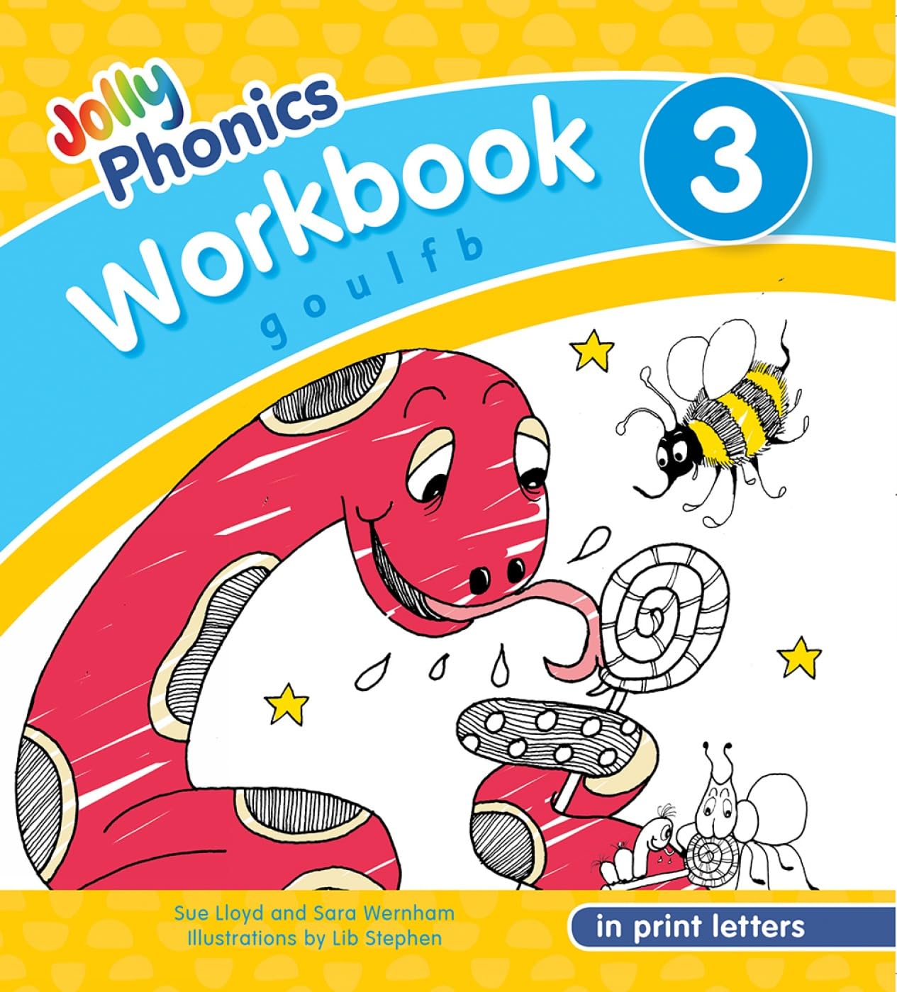 Jolly Phonics Workbook 3: In Print Letters (American English Edition) (Jolly Phonics Workbooks, Set of 17)