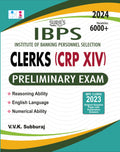 SURAS IBPS Bank Clerks CRP XIV Preliminary Exam Book Guide in English Medium 2024