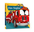 Board Book : Fire Engine ( Transport )  Cutout Board Books