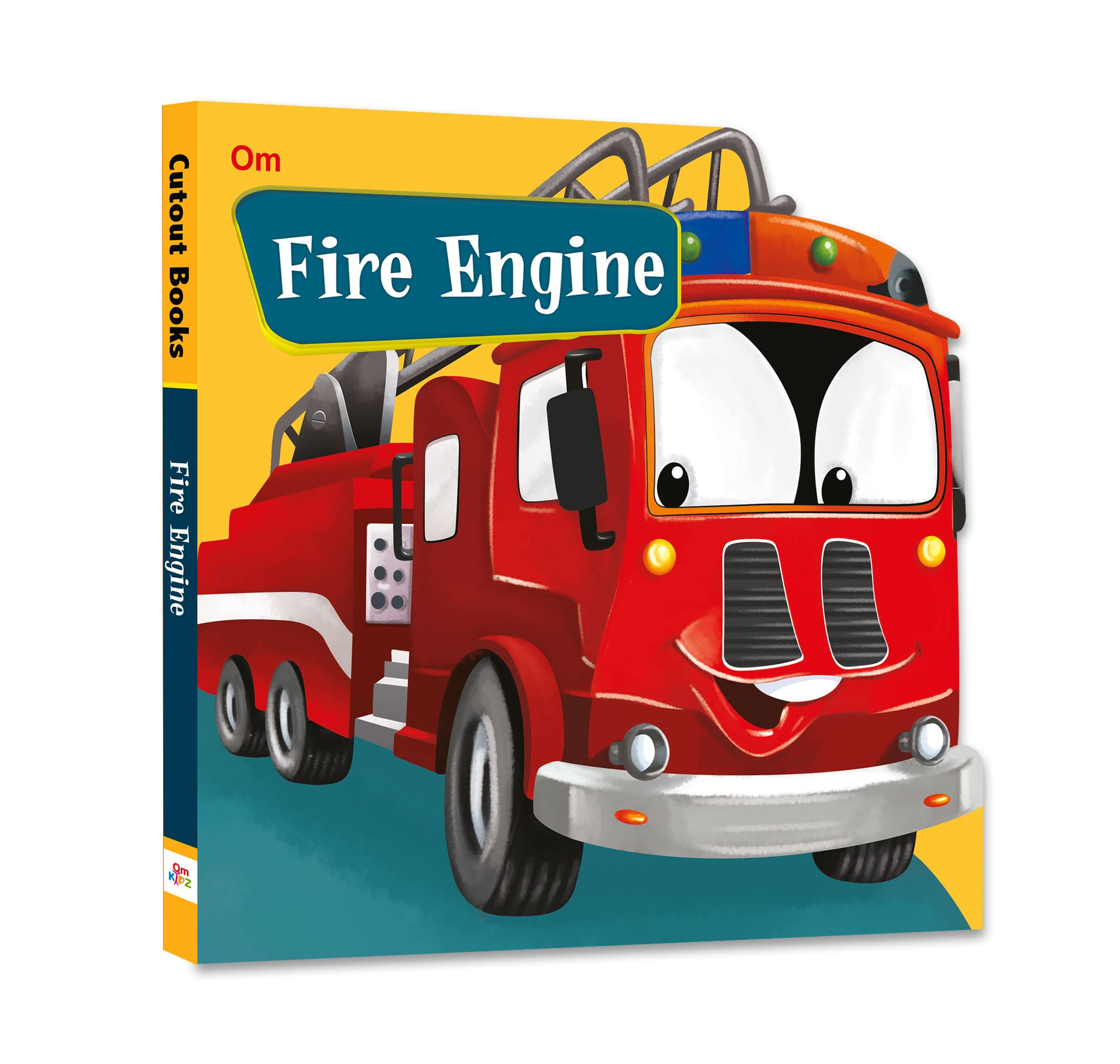 Board Book : Fire Engine ( Transport )  Cutout Board Books