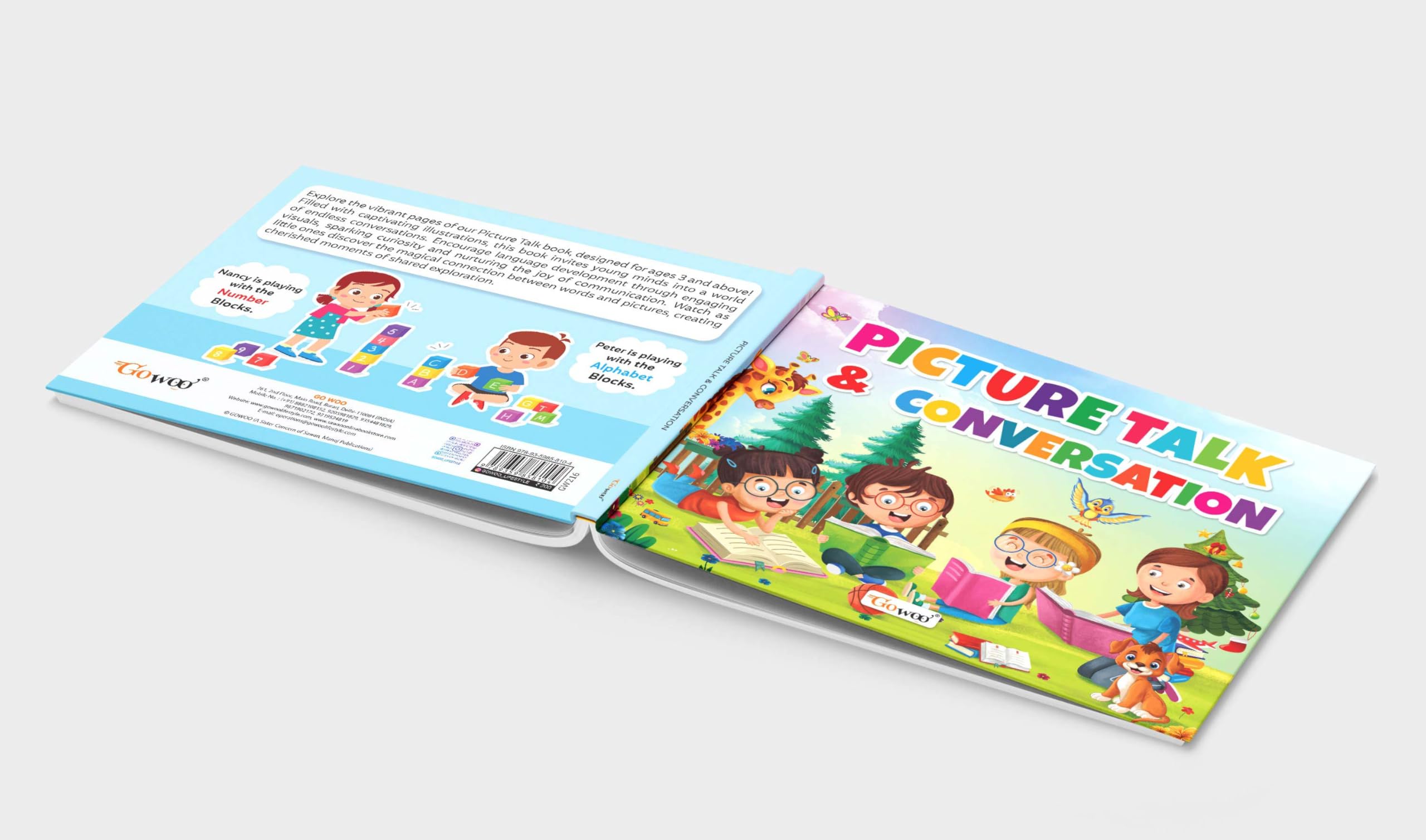 Picture Talk & Conversation: Kids Activity Book  Creative Conversations, kids imagination and speaking practice, language deve