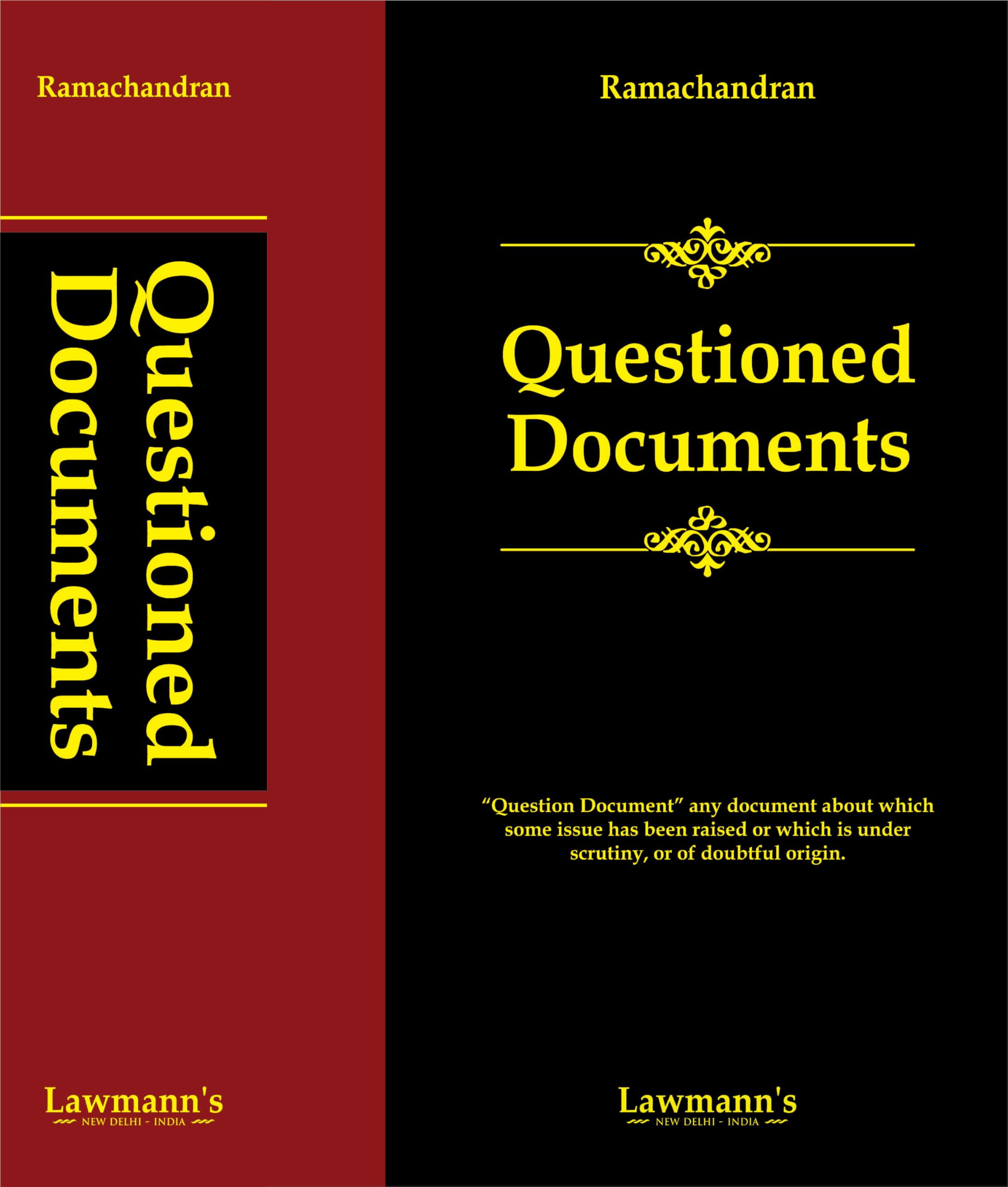 Questioned Documents | Forensic Examination of Disputed Documents | Handwriting, Forgery & Alteration Detection Guide