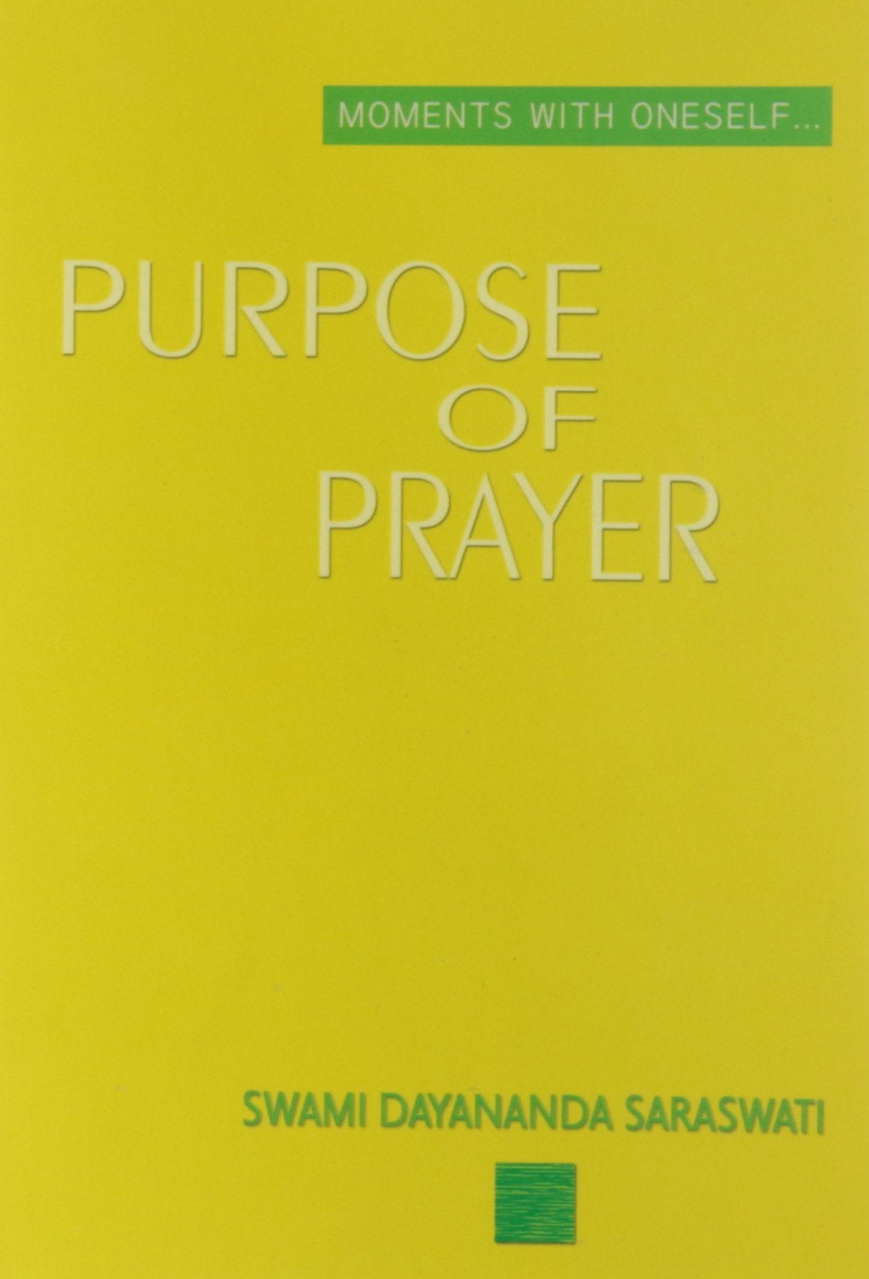 Purpose of Prayer