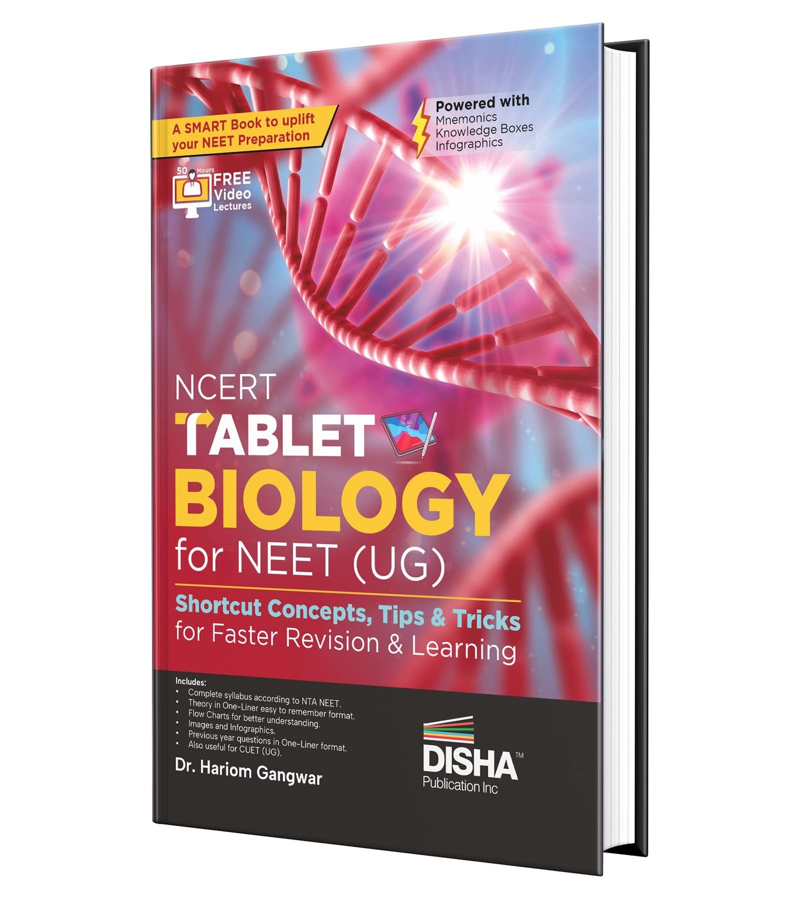 Ncert Tablet Biology For Neet (Ug)  Shortcut Concepts, Tips & Tricks For Faster Revision & Learning | One Liner Theory With Mne