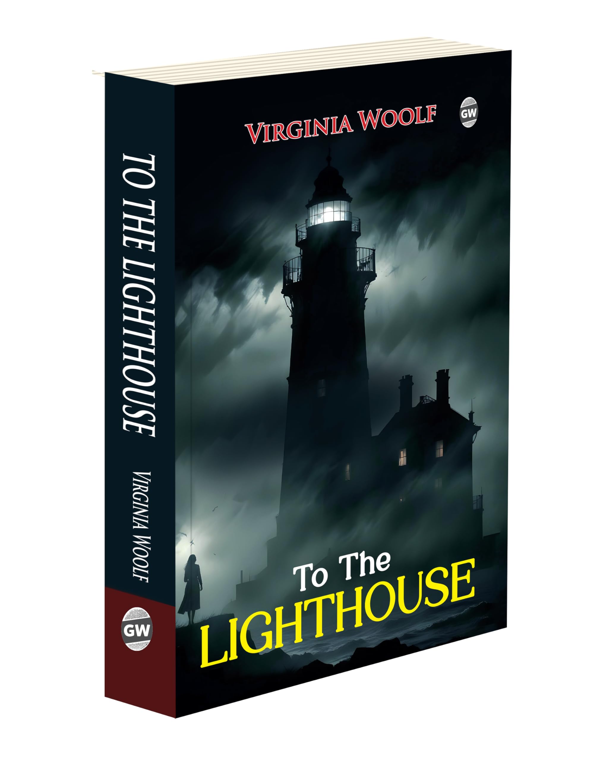 To the Lighthouse (Paperback) : Virginia Woolf fiction, modernist literature classic, family drama story, timeless English nove
