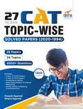 27 Years Cat TopicWise Solved Papers (20201994) 14Th Edition