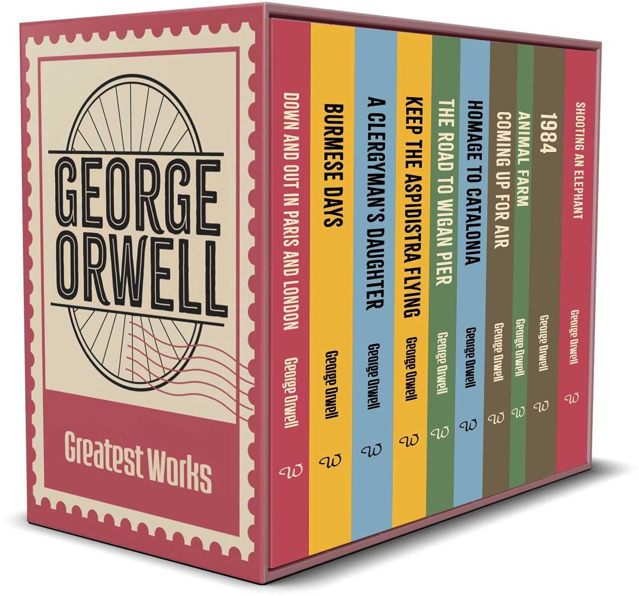 The Complete Novels of George Orwell 10 Book Collection Set :(Burmese Days,A Clergymans Daughter,Keep the Aspidistra Flying,Co