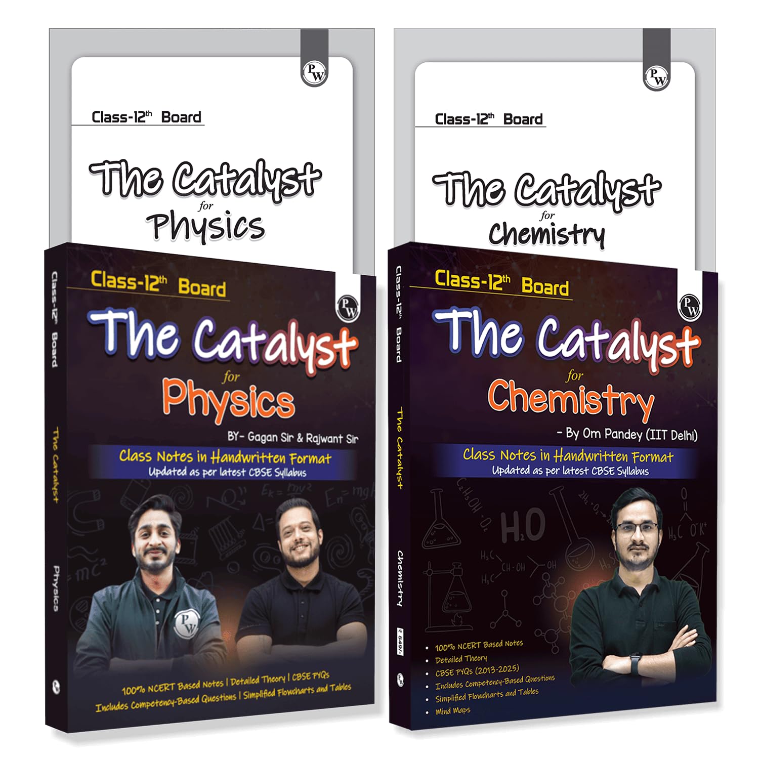 Pw Class 12 Board The Catalyst For Chemistry & Physics Combo With Most Relevant Practice Questions Booklet By Om Pandey, By Gaga